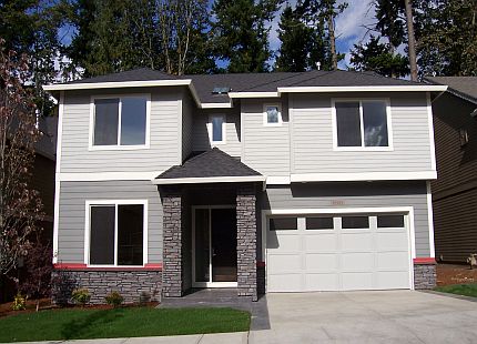 Photo of a completed Turnstone home plan by Gertz Fine Homes